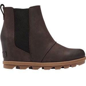 Joan of Arctic Brown Sorel wedge